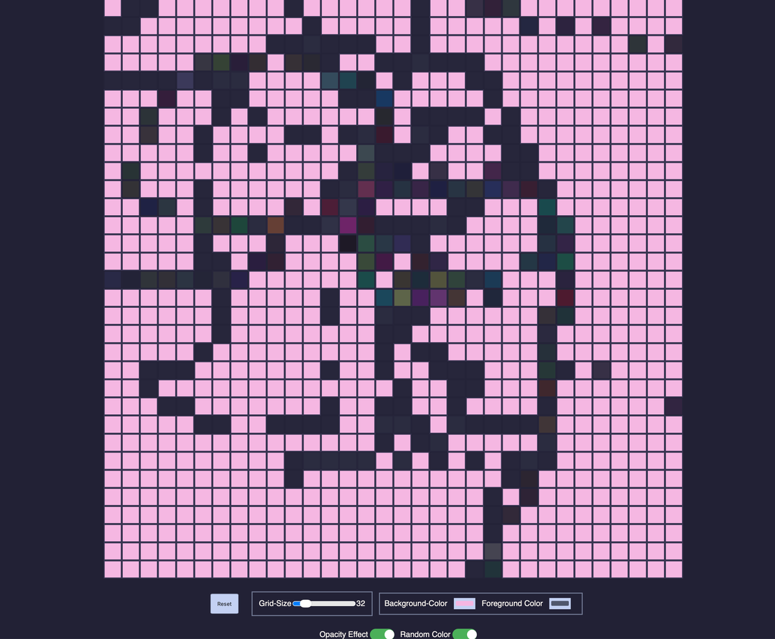 Etch-a-sketch - HTML/CSS